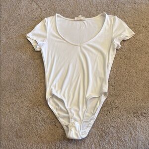 White One Piece Bodysuit